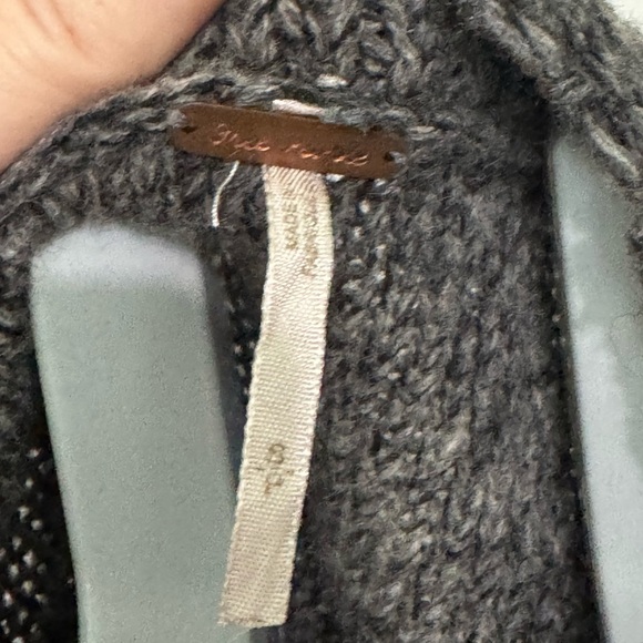 Free People Women's Wool Laines Boho Hippie Short Pea Coat Classic Beige Size S - Picture 9 of 13